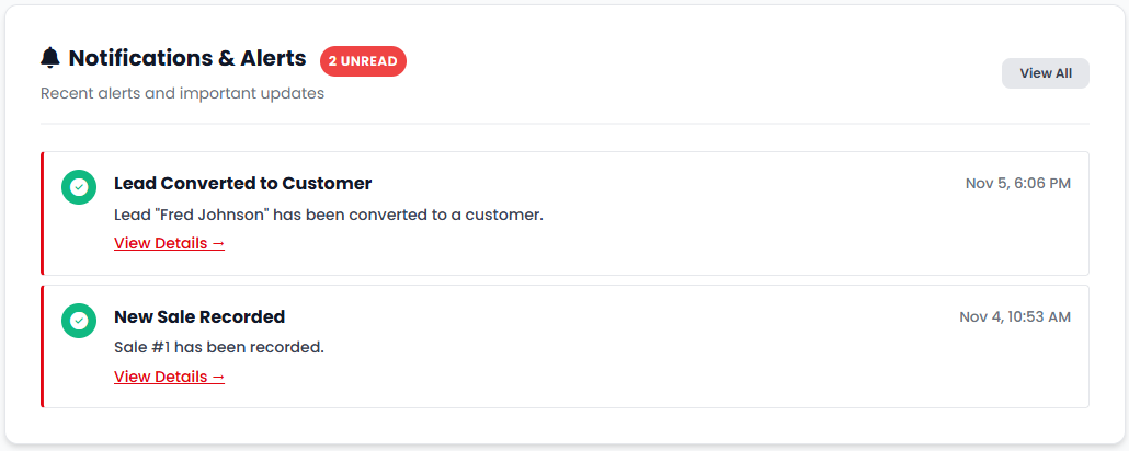 DealerSimplicity Smart Notifications
