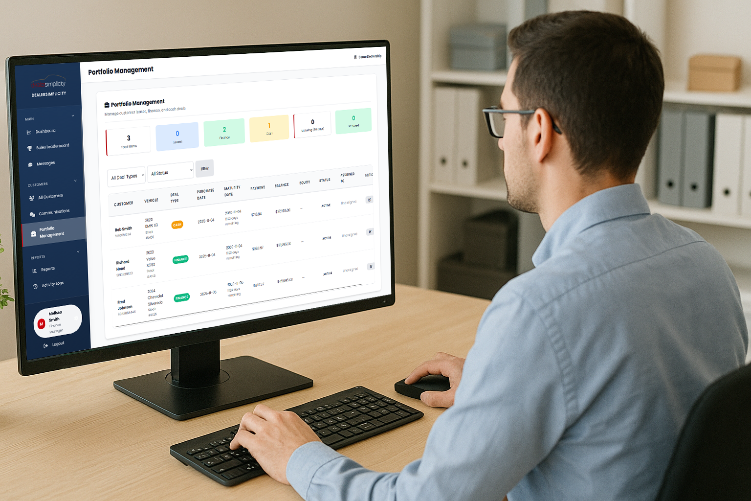 Using DealerSimplicity CRM